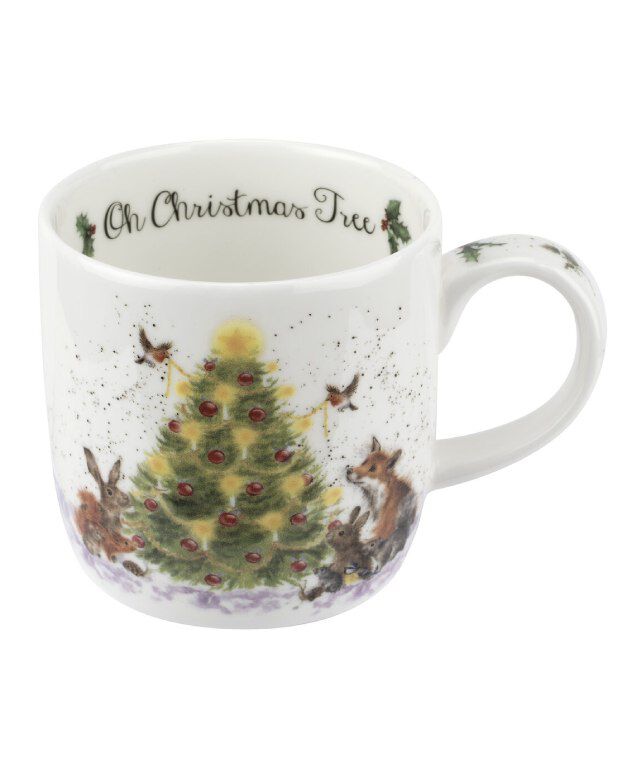 Oh Christmas Tree 14 Ounce Mug (Woodland Friends)